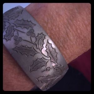 Vintage Kirk-Stieff Pewter Cuff Bracelet